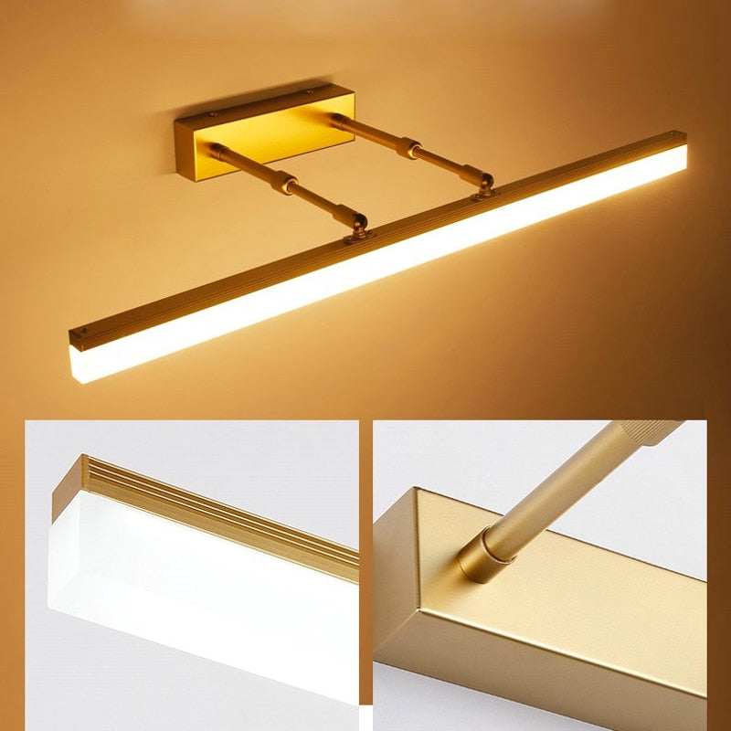 180° Aluminum Bathroom Wall Lamp