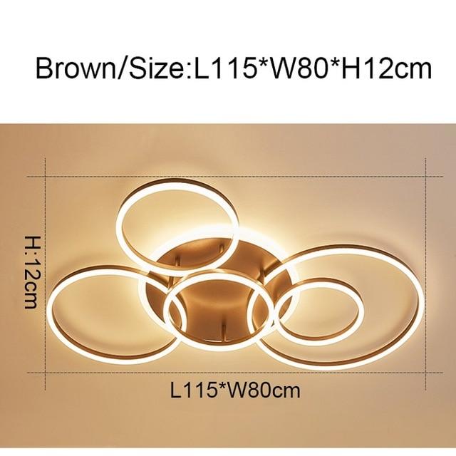 Remote Controller Modern LED Chandelier