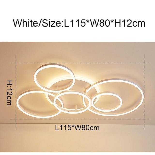Remote Controller Modern LED Chandelier