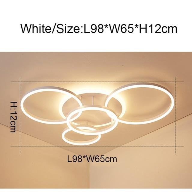 Remote Controller Modern LED Chandelier
