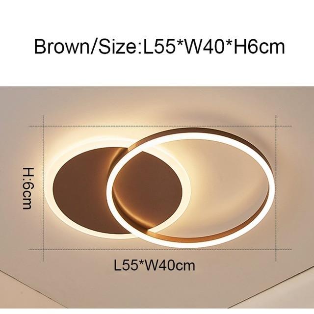 Remote Controller Modern LED Chandelier