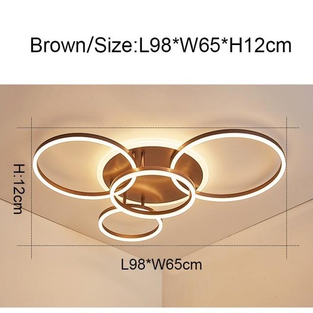 Remote Controller Modern LED Chandelier