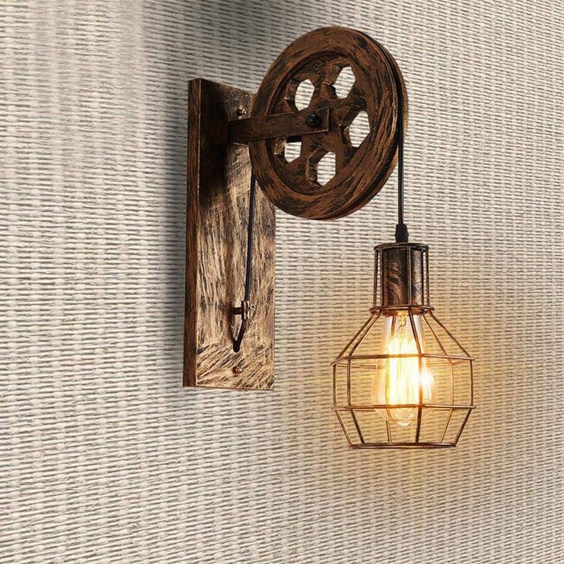 Rustic Vintage Industrial Wall Sconce
