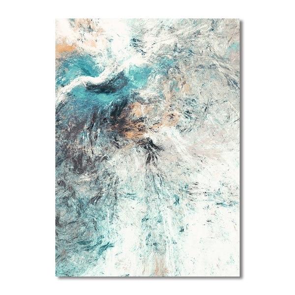 Simple Abstract Distortion Canvas Paintings Modular Pictures Wall Art Canvas Unframed