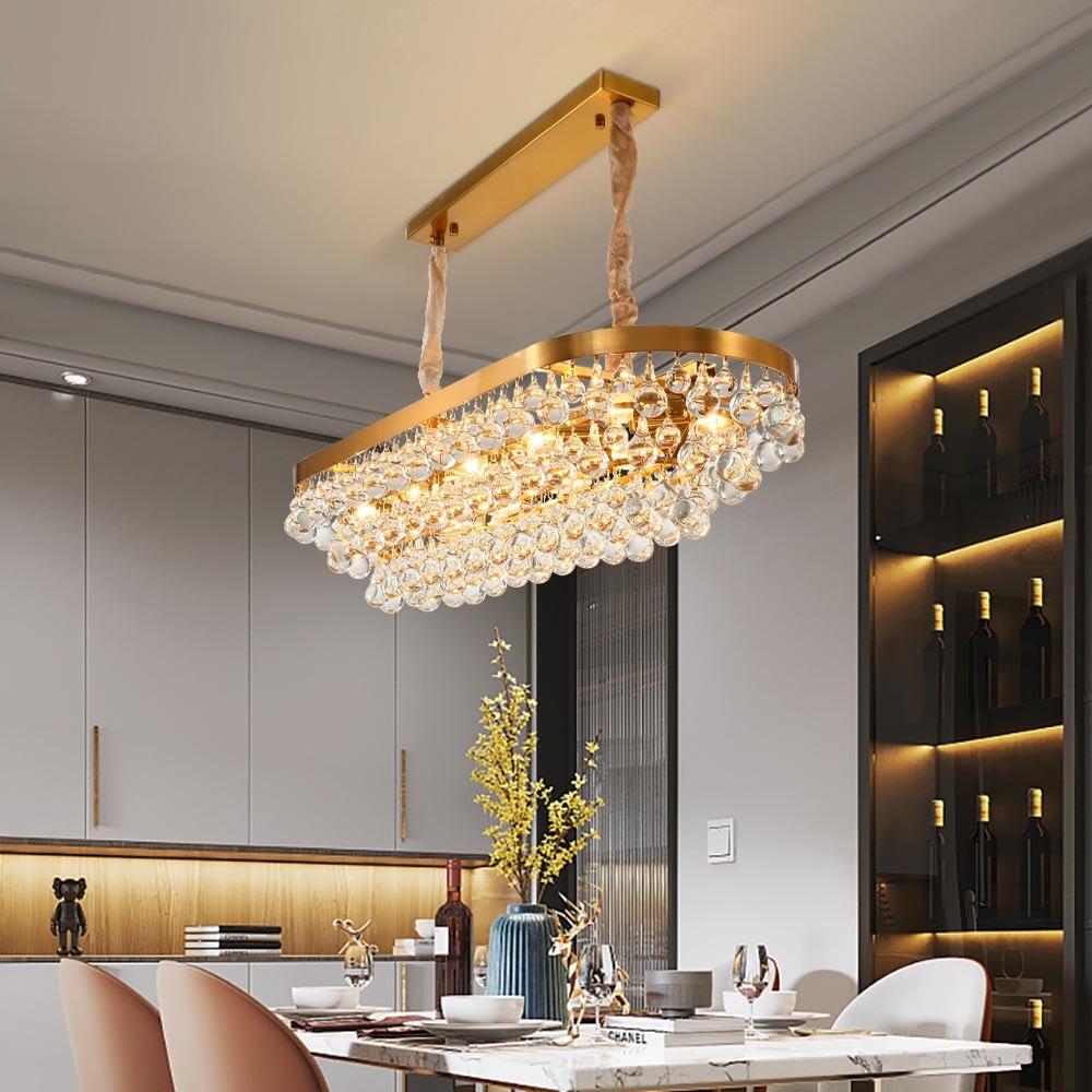 Sofrey Rectangle Crystal Luxury Chandelier
