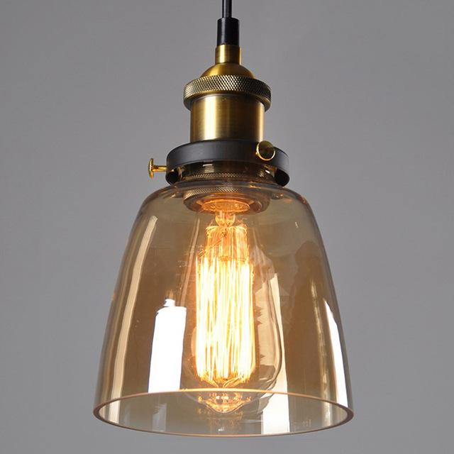 Vintage Retro Pendant Glass Lights