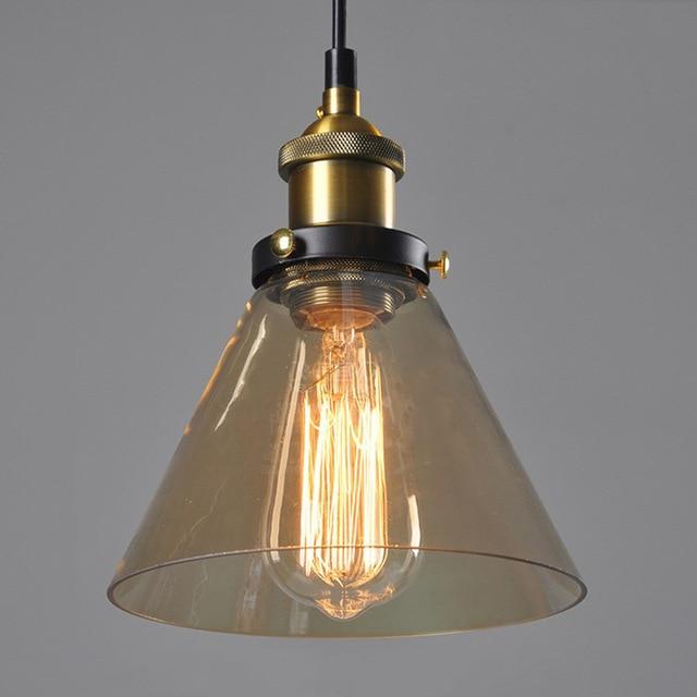 Vintage Retro Pendant Glass Lights