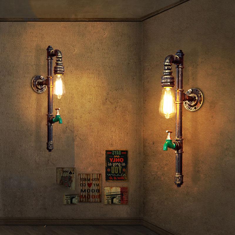 Vintage Steam Punk Sconce Lamp