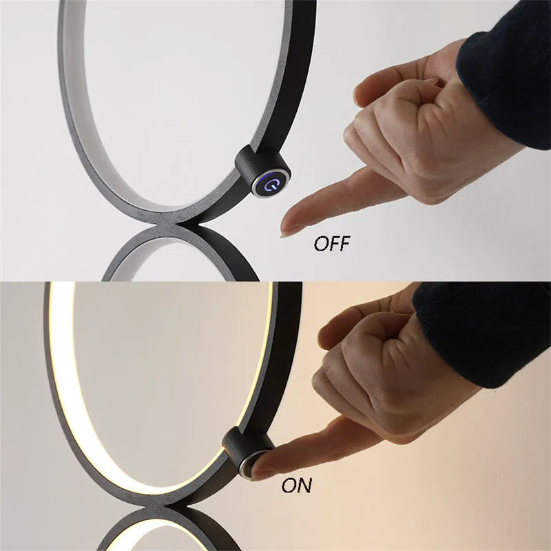 Nordic Ring Design Floor Lamp